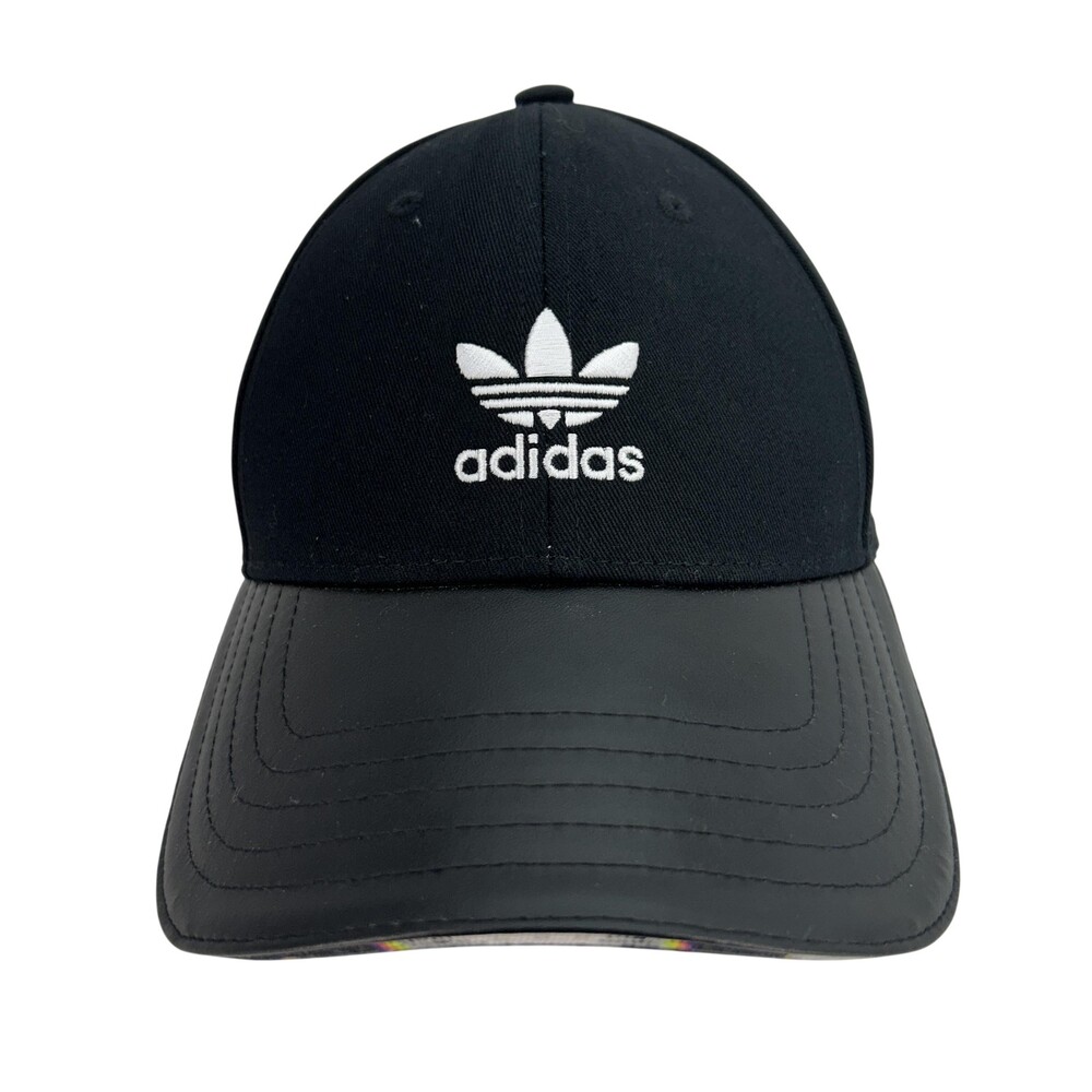 Adidas Love Unites Hat Cap Strap Back Mens One Size Black Rainbow Trim Pride